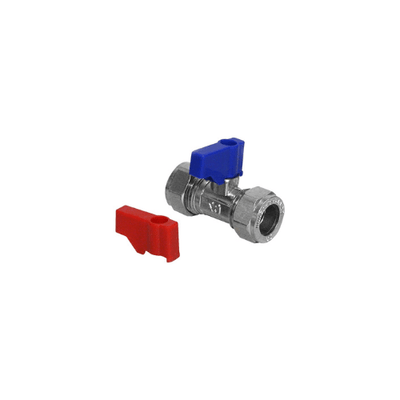 Splashworks Ball Stop LVR CxC 1/2" - Kings Hardware & Electrical