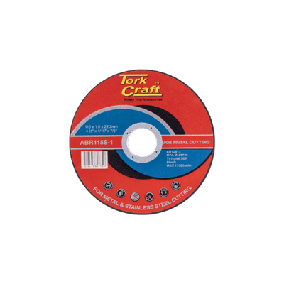 Tork Craft 115x6x22.23mm Metal Grinding Disc - Kings Hardware & Electrical