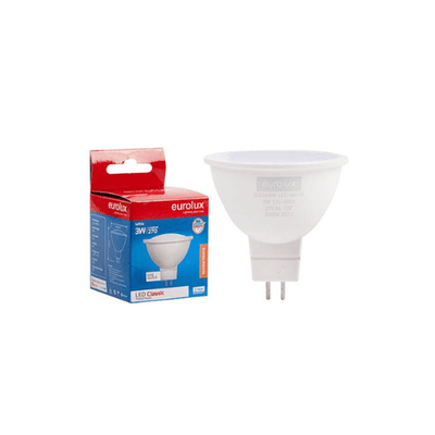 Eurolux MR 16 3W Warm White - Kings Hardware & Electrical