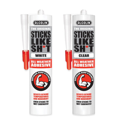 Alcolin Sticks Like Shit White - Kings Hardware & Electrical