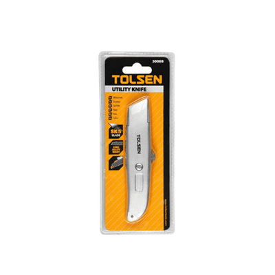 Tolsen Utility Knife Aluminum Alloy Body - Kings Hardware & Electrical
